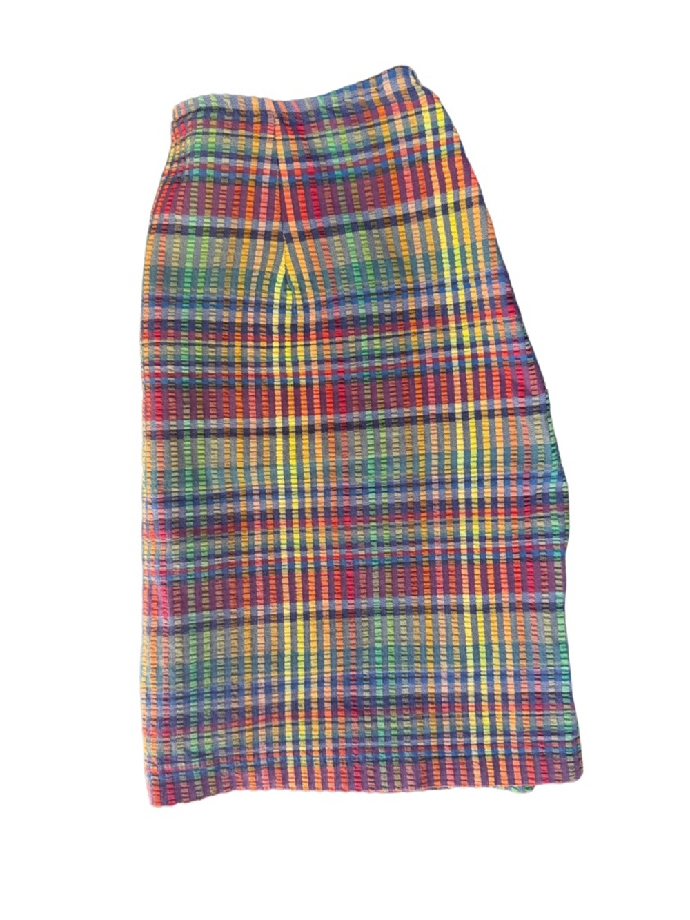 Vintage Jantzen Multicolor Rainbow Plaid Skirt | Medium
